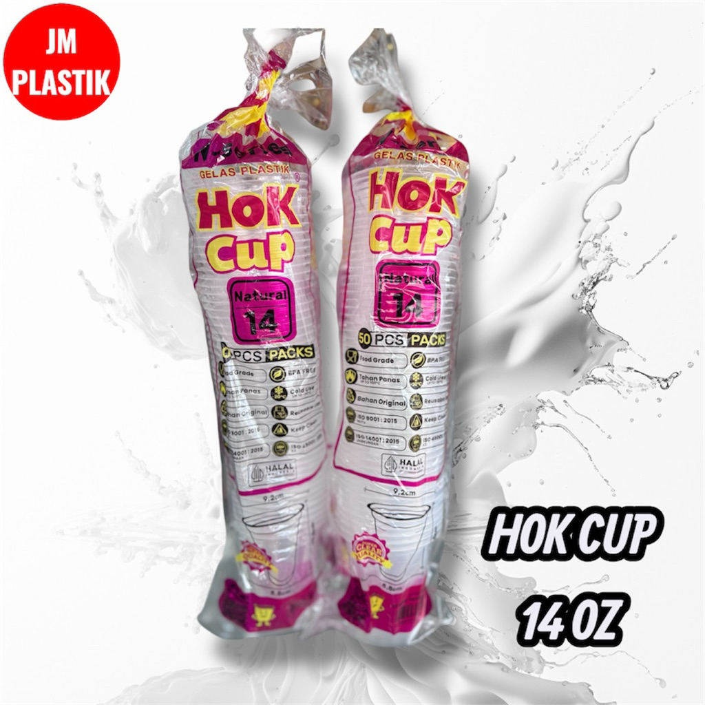 Hok cup 14 oz Berkualitas bahan tebal