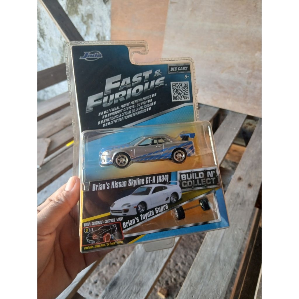 Jada fast and furious Brian's Nissan Skyline gt- R ( R34)