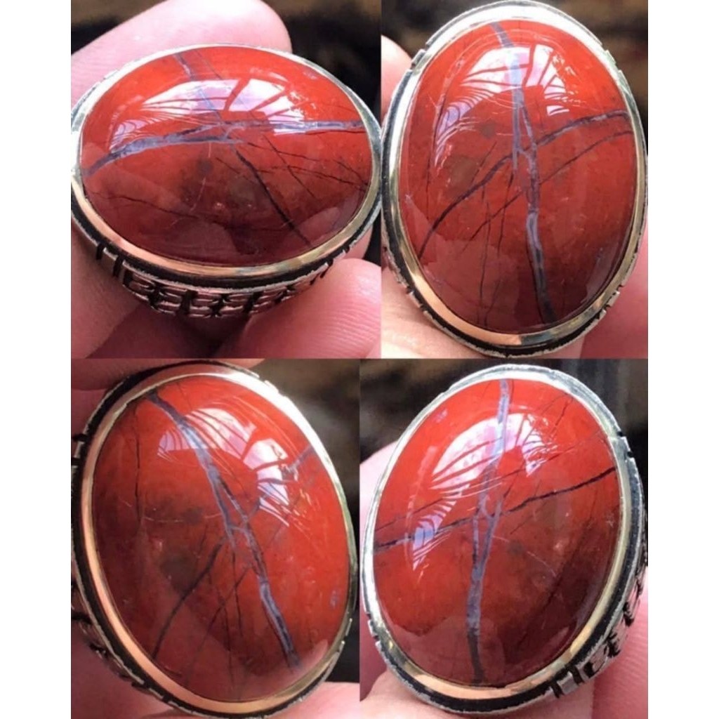AKIK JASPER MERAH HATI AYAM