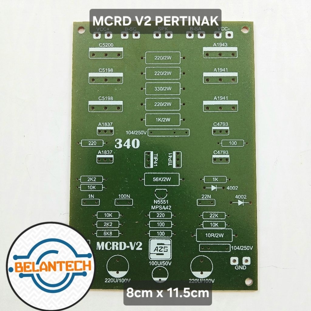 PCB Driver MCRD V2 PCB Driver Power Amplifier MCRD V.2  Sublow