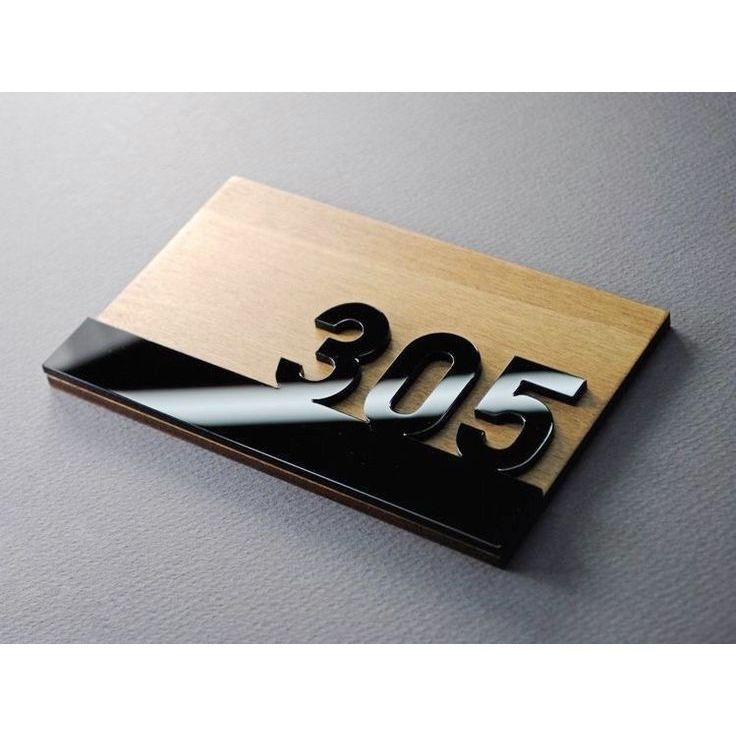 PAPAN AKRILIK NOMER RUMAH 3D LASER CUT