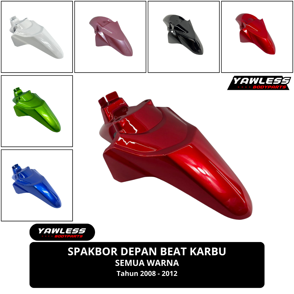 spakbor depan beat karbu / spakbor beat karbu depan 2008-2012 / batok depan beat karbu