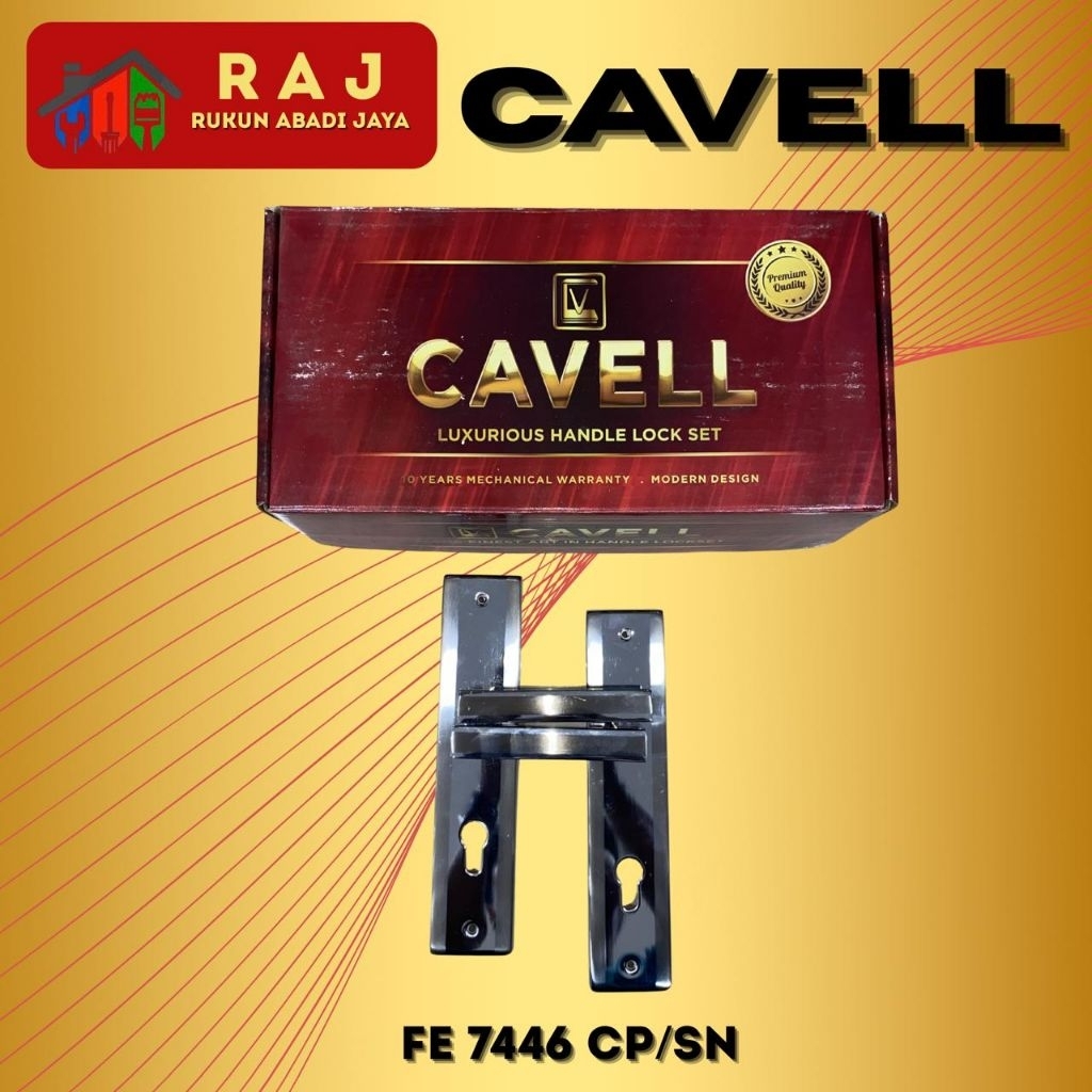 CAVELL Kunci Pintu Besar FE 7446 CP/SN
