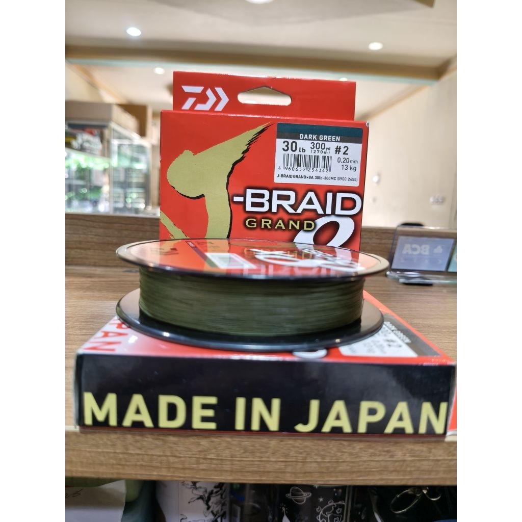 PE Daiwa  J Braid Grand Green 270 MTR PE 2
