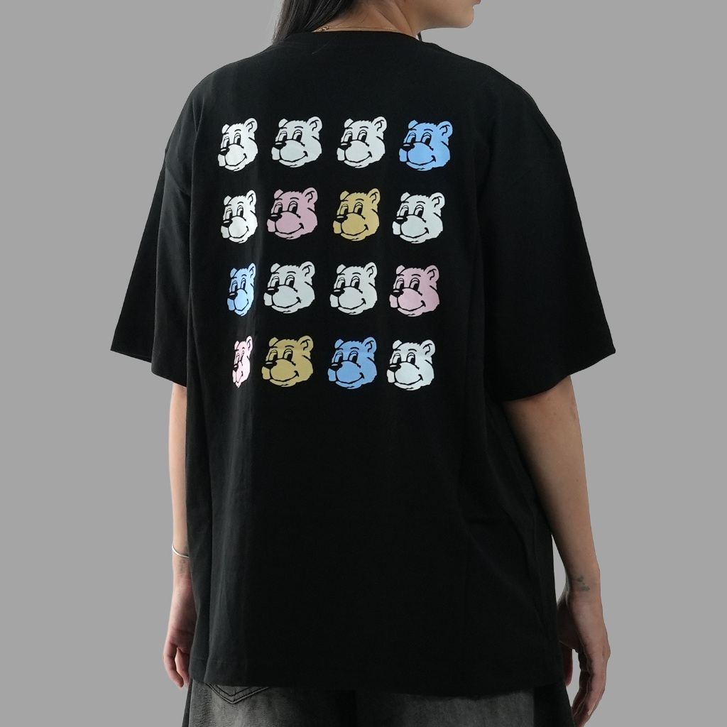 ADLV AC Bear Face Black Tee