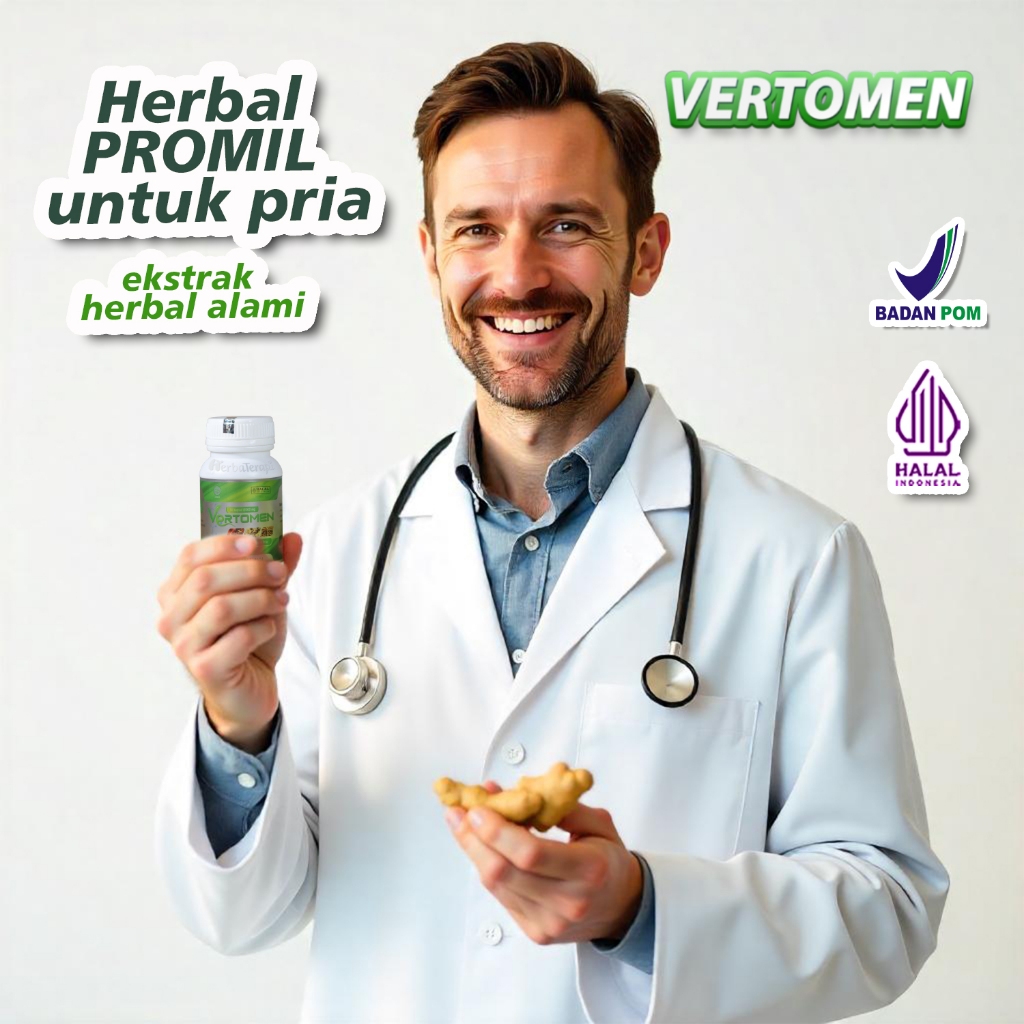 VERTOMEN suplemen kesuburan pria untuk program hamil promil pria
