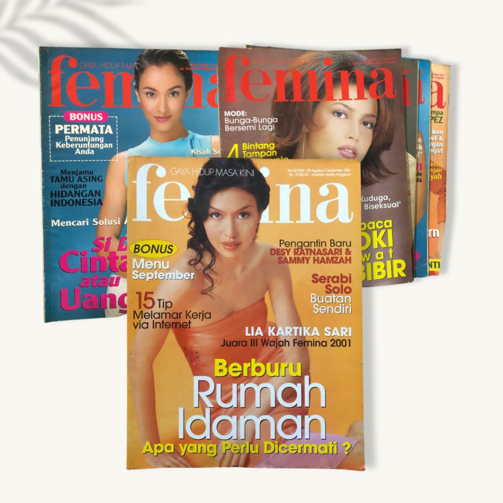 Majalah Femina [RANDOM] - [Bekas] Original