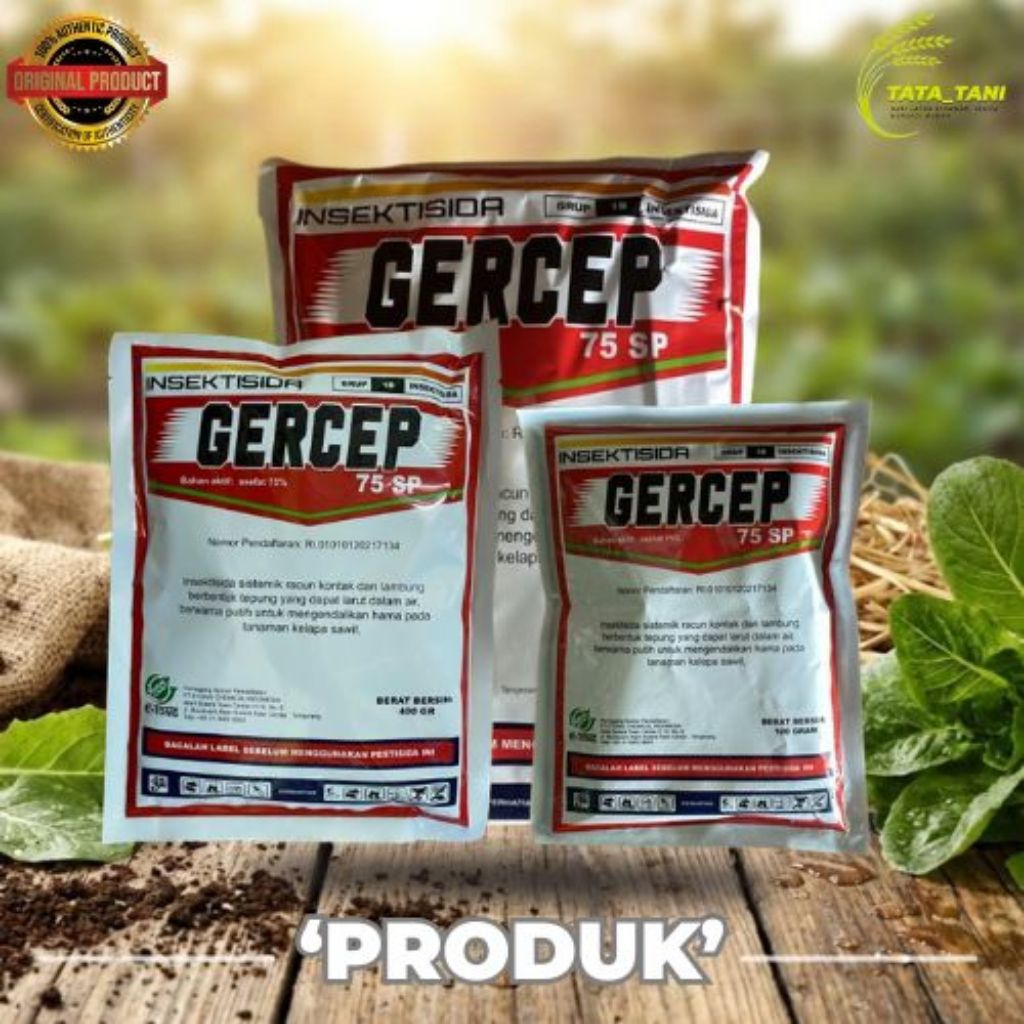 GERCEP 75 SP INSEKTISIDA ASEFAT 75%