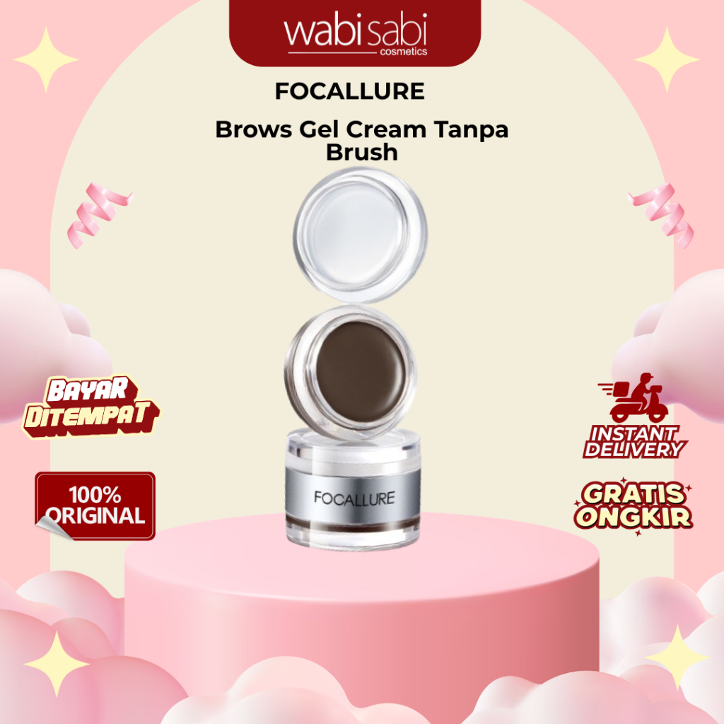 FOCALLURE - Brows Gel Cream Tanpa Brush