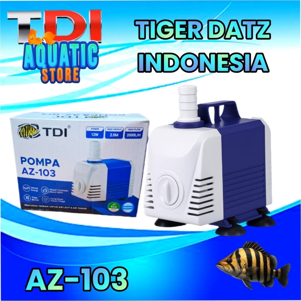 pompa celup air akuarium kolam TDI AZ-103 power head handal