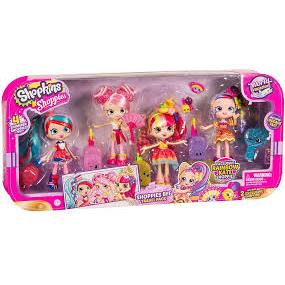 EXCLUSIVE and RARE PACK Shopkins Shoppies Doll BFF Rainbow Kate