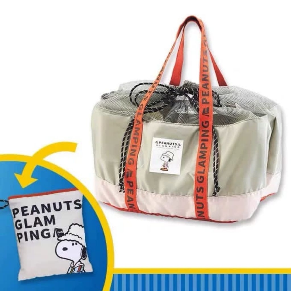 Tas Snoopy / Tas Travel JUMBO Snoopy / Tote Bag Snoopy / Tas Belanja Snoopy / Tas Travel Snoopy / Ec