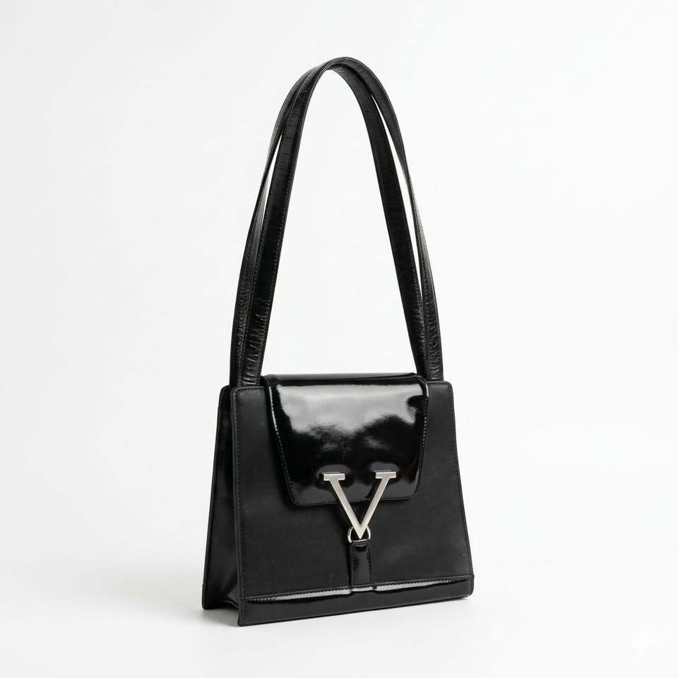 Valentino Garavani shoulder bag | Valentino leather bag classic vintage authentic original