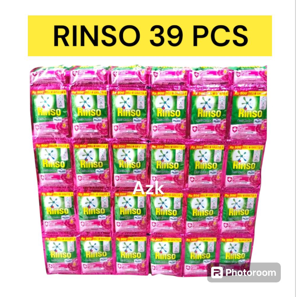 deterjen cair / Rinso cair / Rinso Rp.500an
