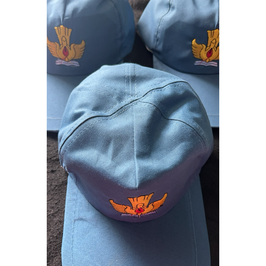 Topi Sekolah SMA Abu abu Polos