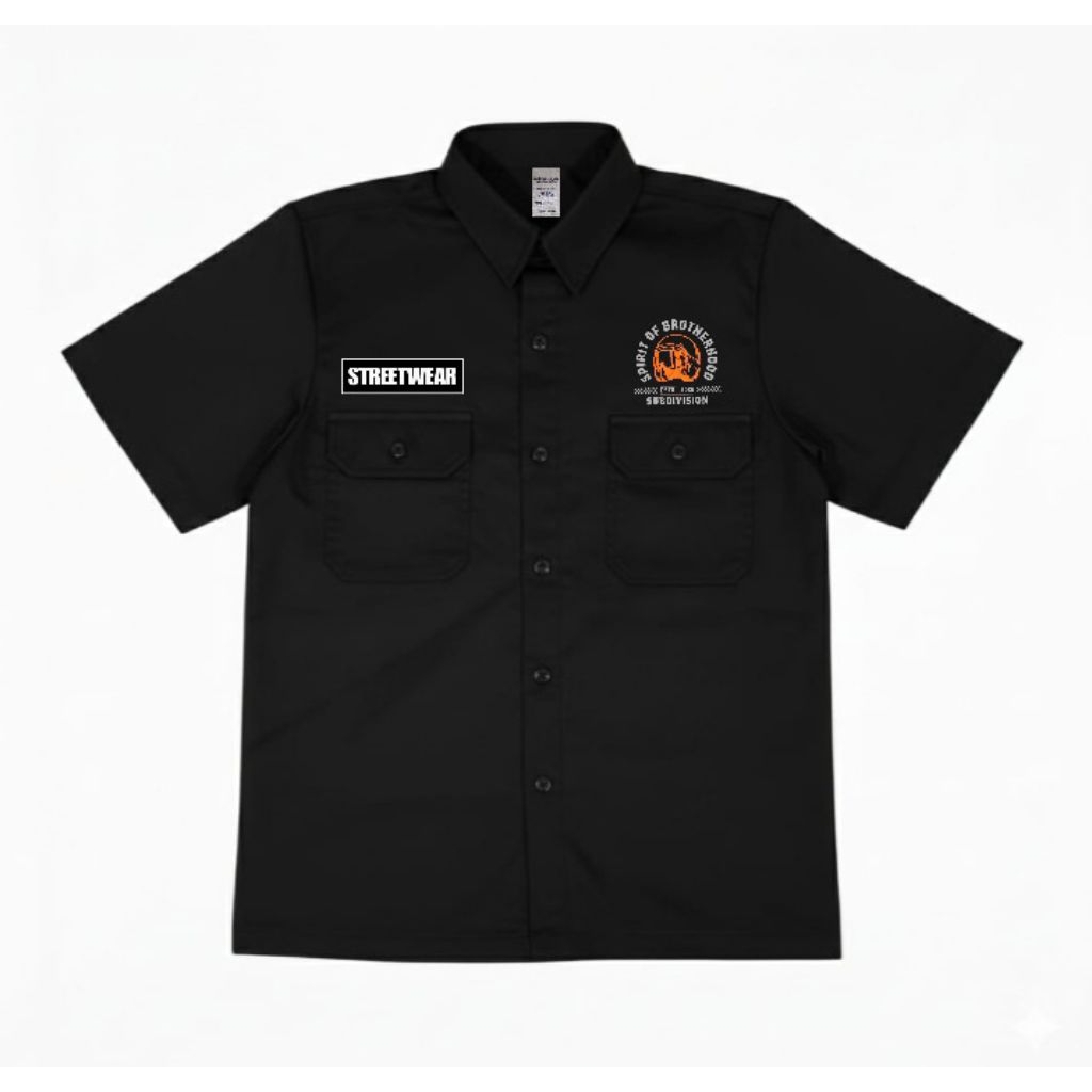 subDivison-workshirt kemeja pendek-Brotherhood-Unisex
