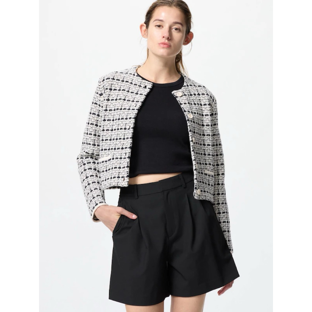 Uniqlo Tweed Cardigan