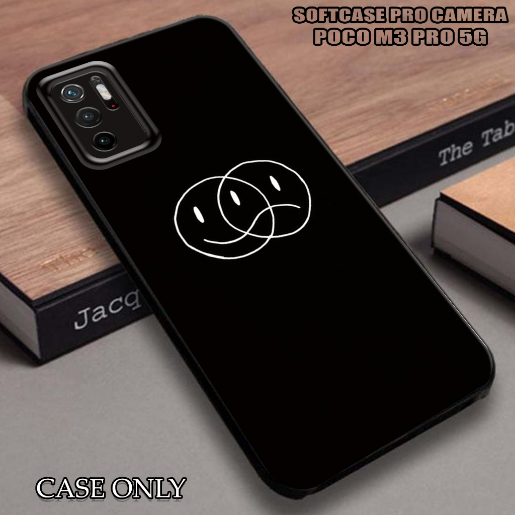 case xiaomi poco m3 pro 5g - casing xiaomi poco m3 pro 5g [ blck ] silikon xiaomi poco m3 pro 5g - k