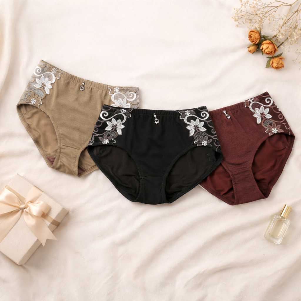 Farfalla Panty by Fiori // Celana dalam stretch // FIORI Celana Dalam Stretch Spandex Nylon Motif Fl