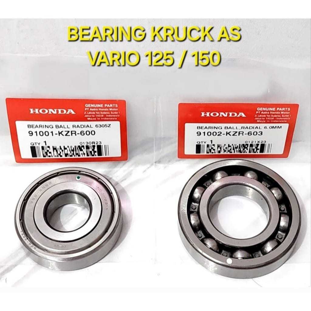 BEARING KRUCK AS SET KIRI KANAN VARIO 125 150 91001-KZR-600 & 91002-KZR-603