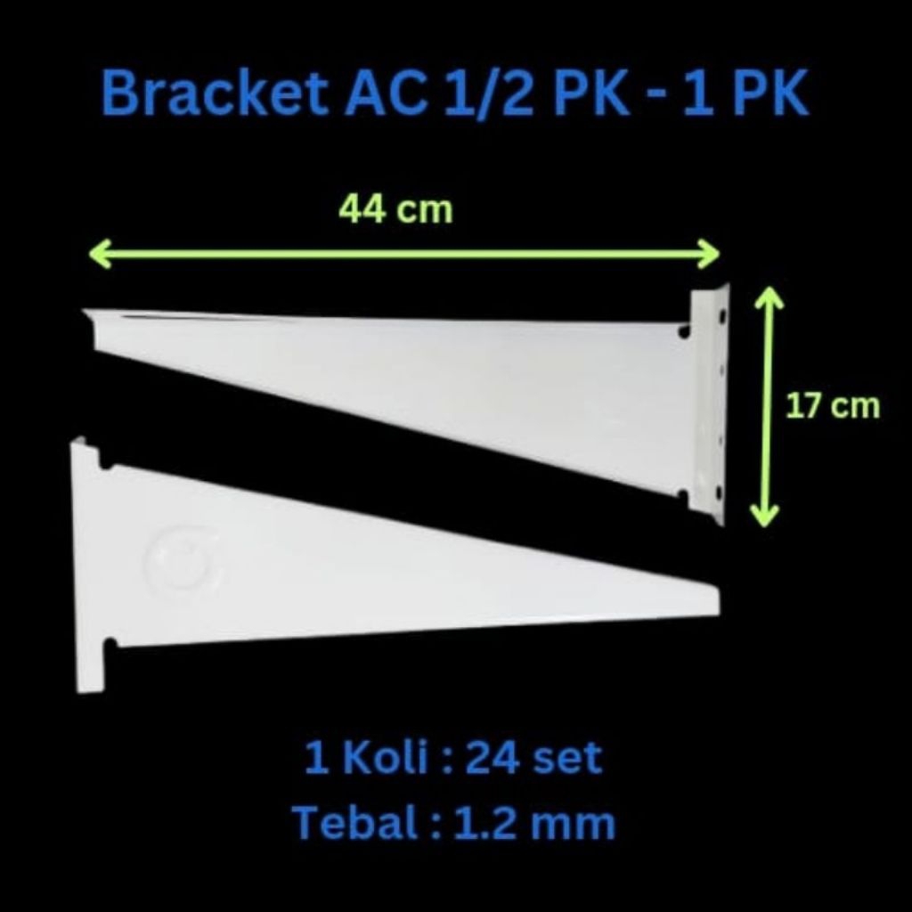 Batam -(Bisa COD) Breaket AC Outdoor FullSet 1/2PK Dan 1 PK