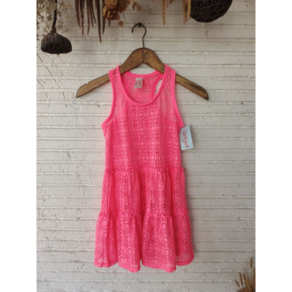 dress sisa ekspor c@t & j@ck lengkap tag dan label