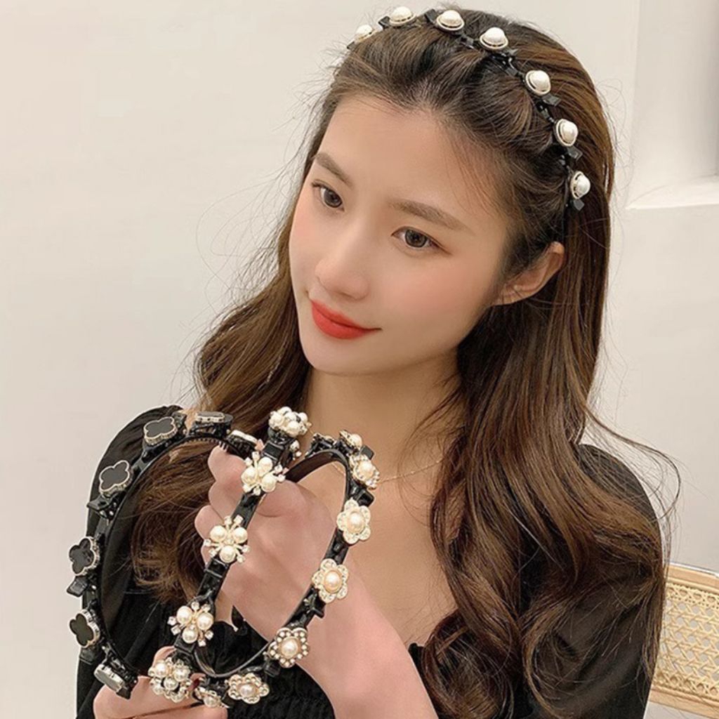 BANDO SWEET JEWELRY/BANDO JEPIT MULTI LAYER/BANDO MUTIARA JEPIT PONI