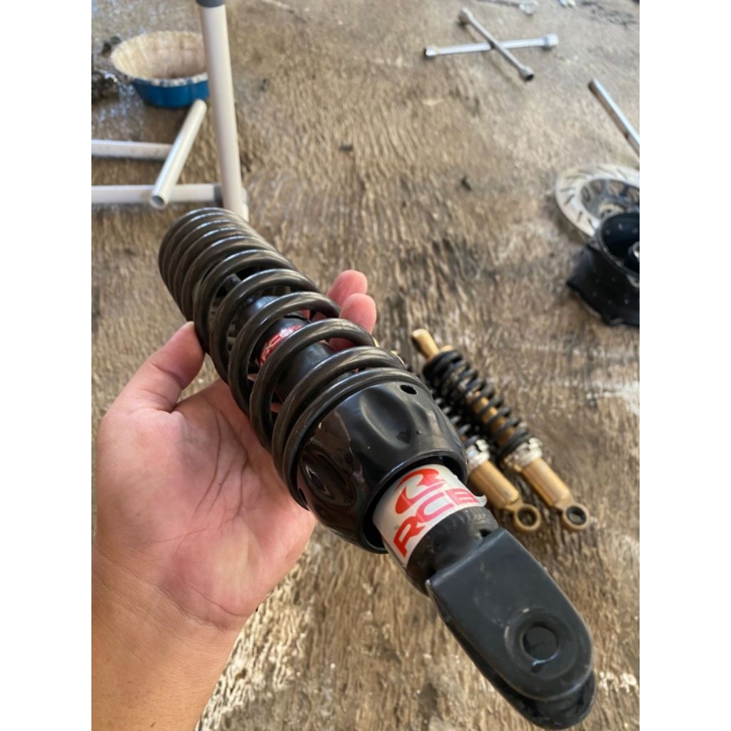 shock rcb bekas pemakaian beat