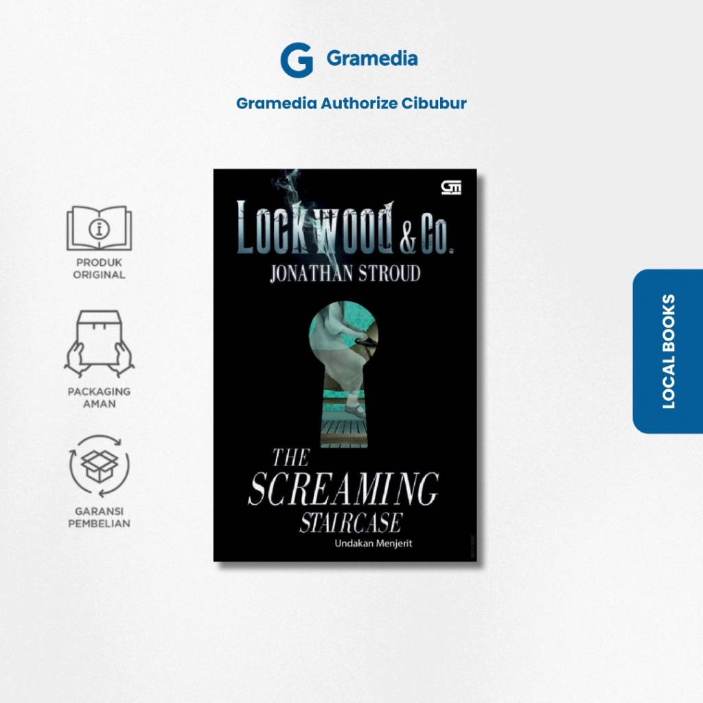 Gramedia Cibubur - Lockwood & Co#1: Undakan Menjerit (Screaming Staircase) (Jonathan Stroud)