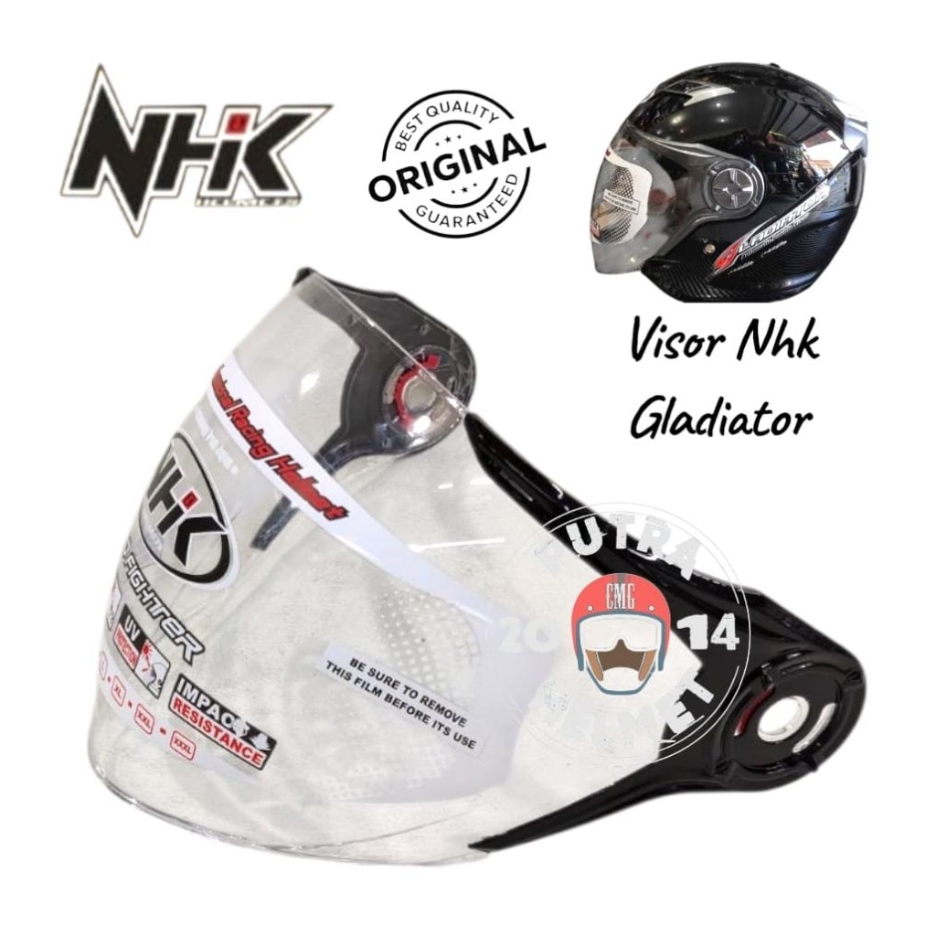 Visor Helm NHK GLADIATOR ORIGINAL | Kaca Helm Nhk Gladiator ori clear