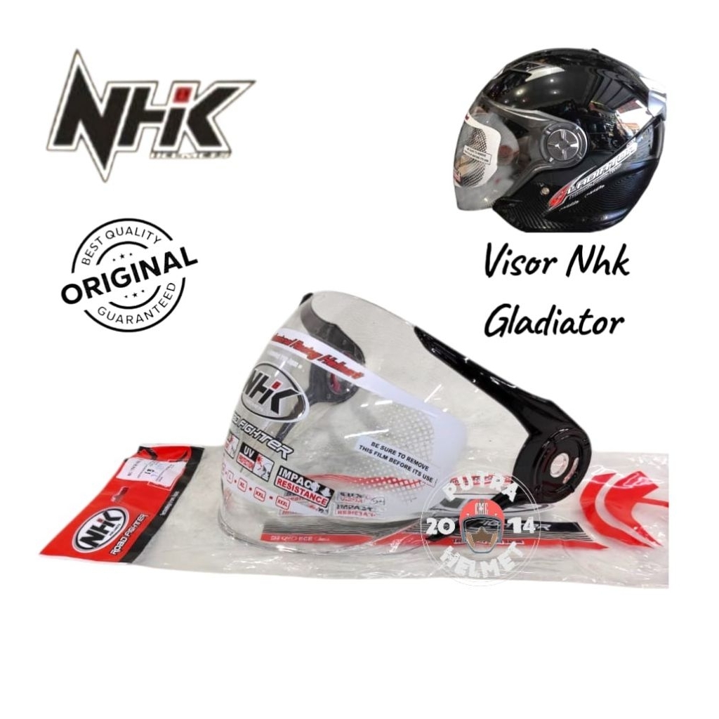 Kaca Helm Nhk Gladiator Original | Visor Helm original Nhk gladiator
