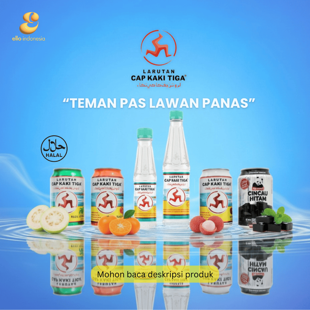 CAP KAKI TIGA LARUTAN