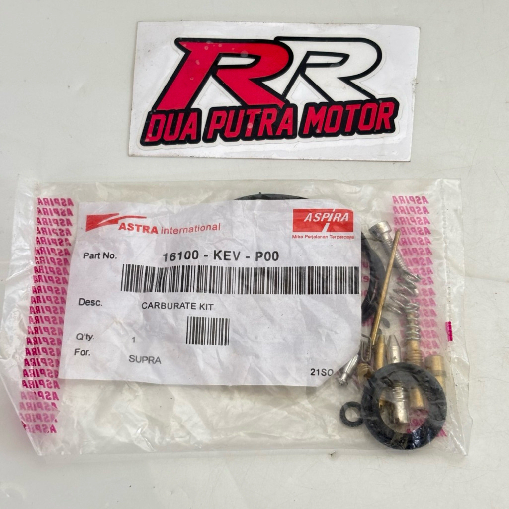 repairkit repair kit parkit spuyer main pilot jet karburator karbu original ori aspira honda astrea 
