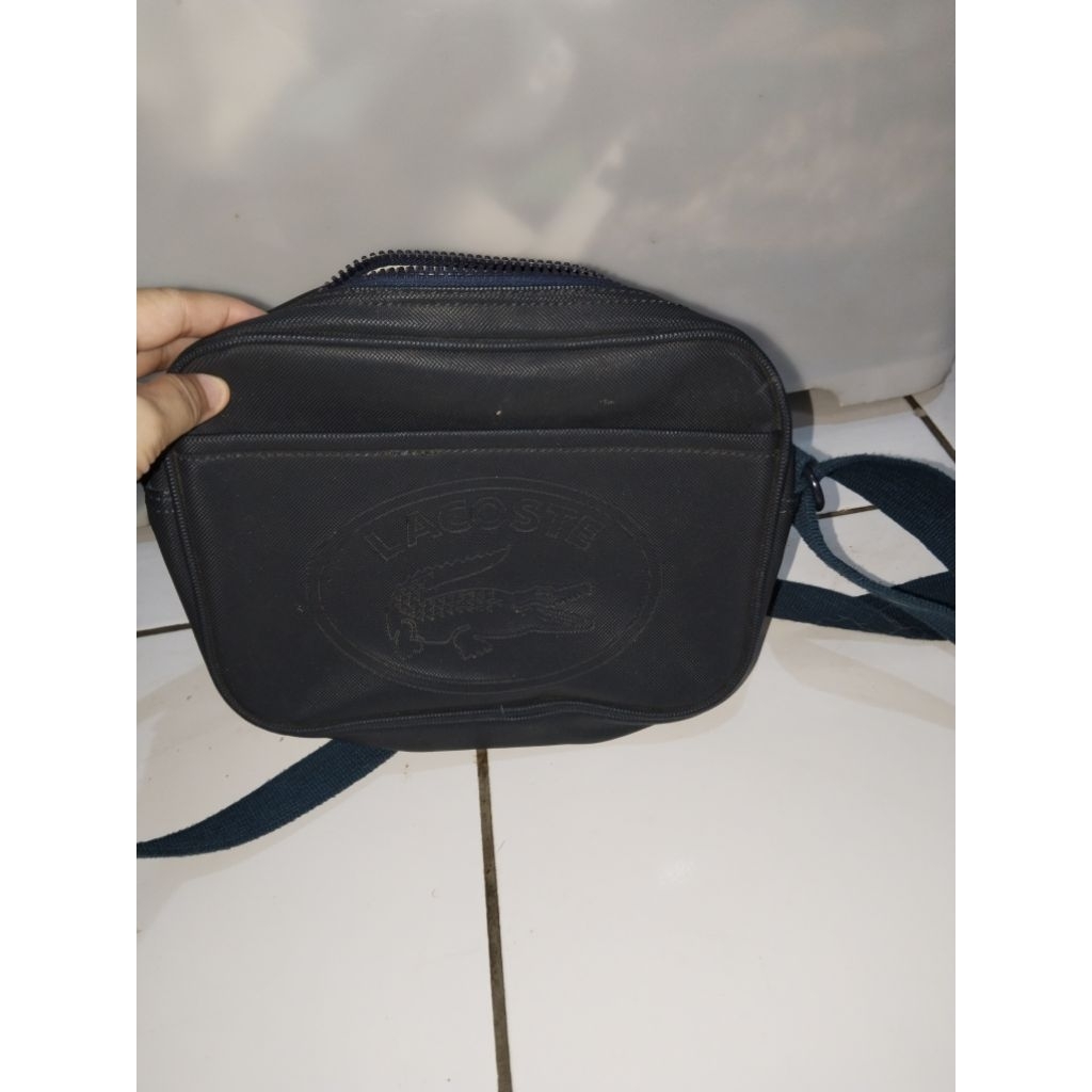 Tas Sling Kecil Lacoste Preloved