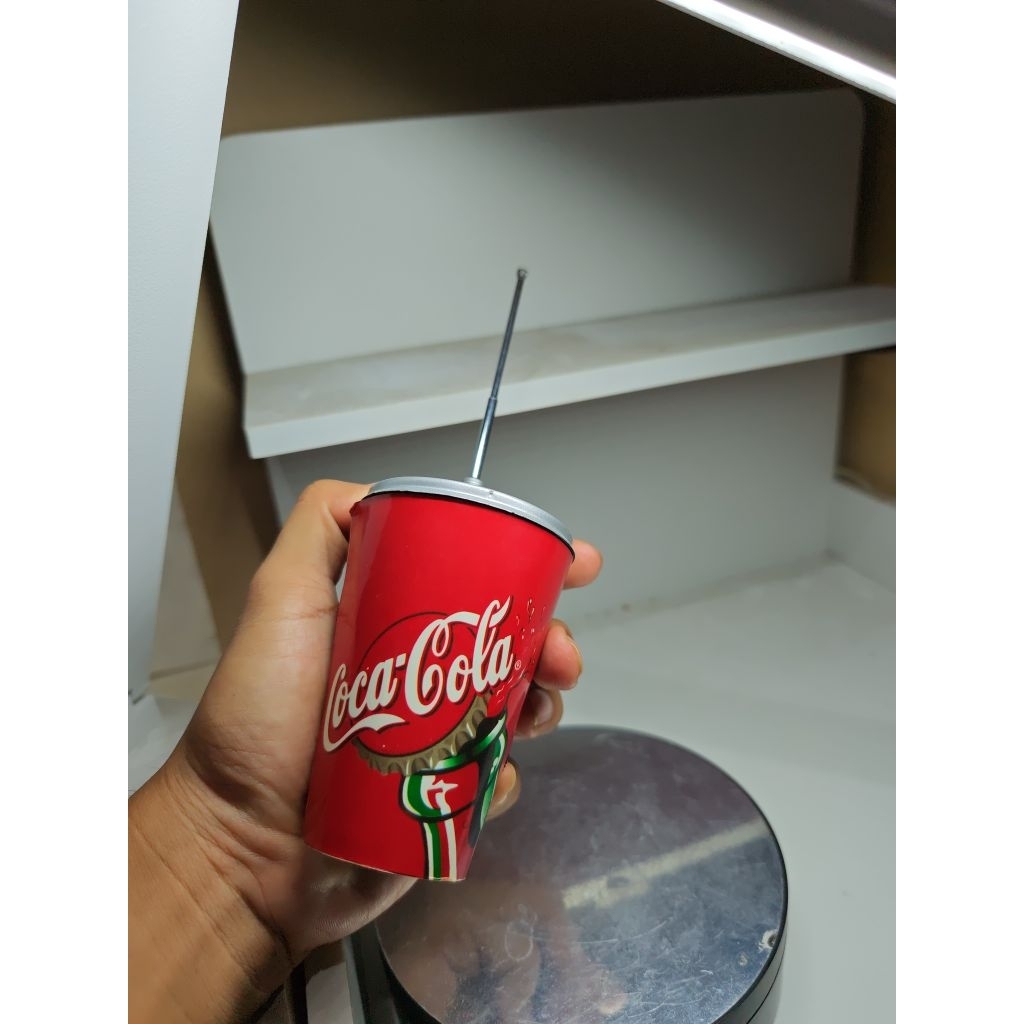 [READY] pajangan koleksi Radio FM coca cola jadul OFF