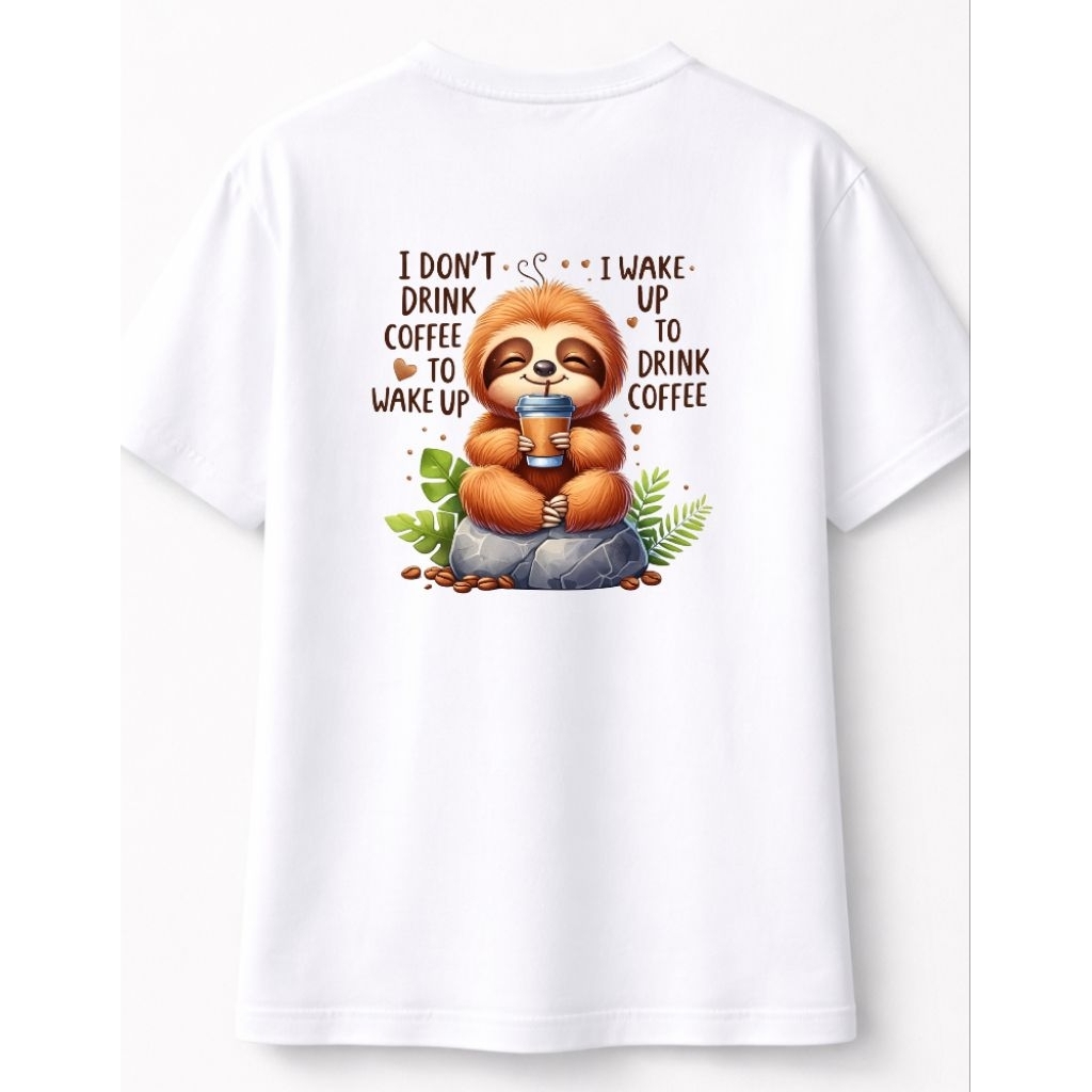 Kaos Coffee Addicted |  Kaos Kopi Terkini | Kaos Coffee Lovers | Kaos Barista Estetik | T-Shirt Kopi