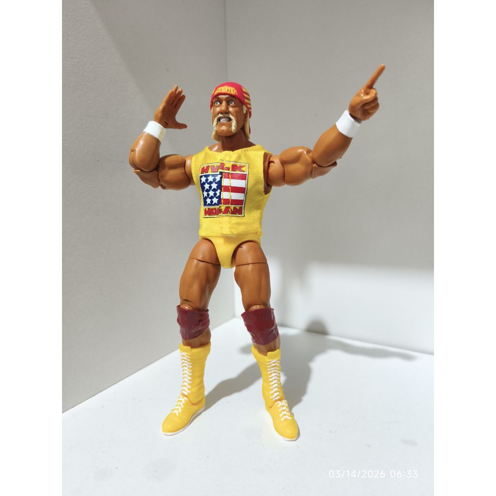 Hulk Hogan Figure Original Mattel WWE Elite Smackdown RARE pinless