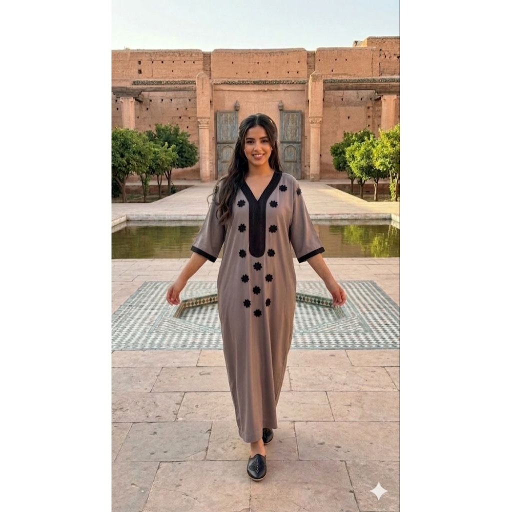 Gamis Maroko Kaftan Maroko Wanita