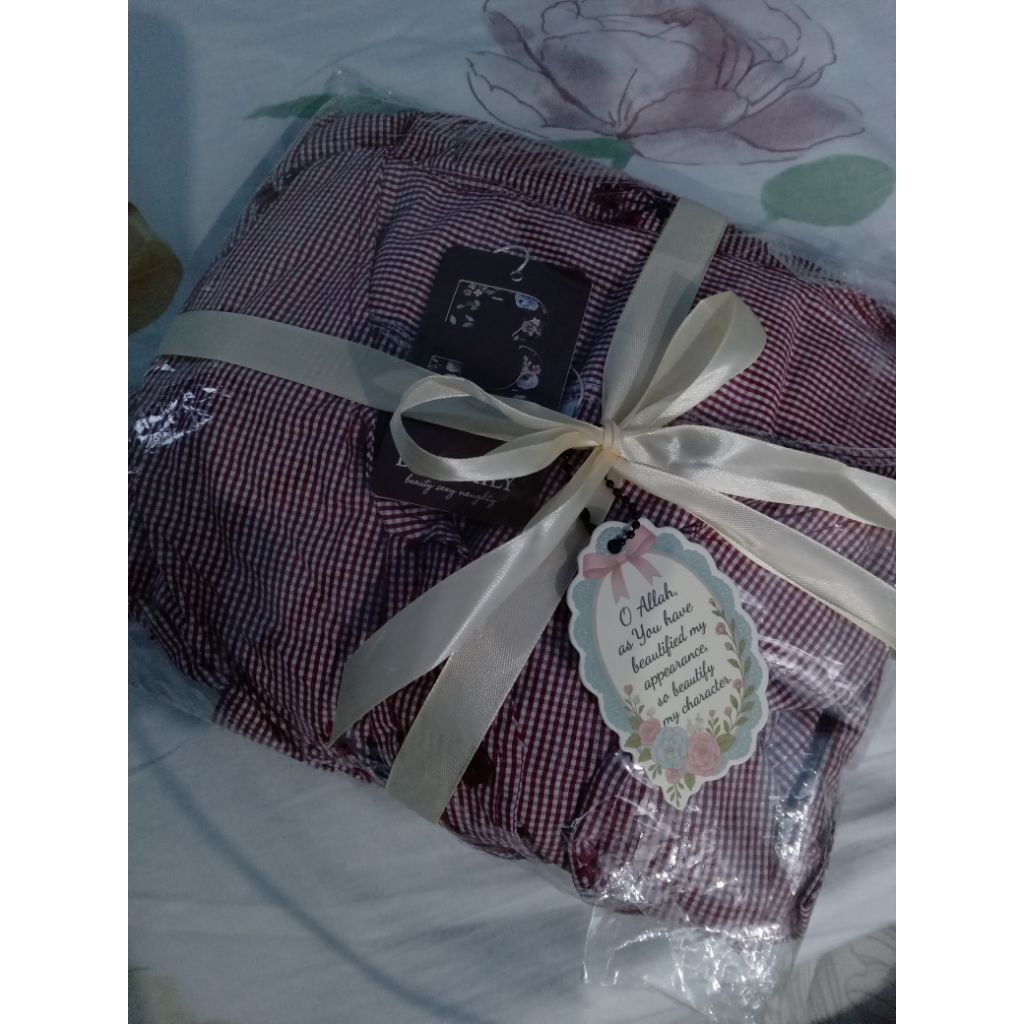 (FREE BODY LOTION ERHA) DRESS FOR LOVE BAEDAILYWEAR size L