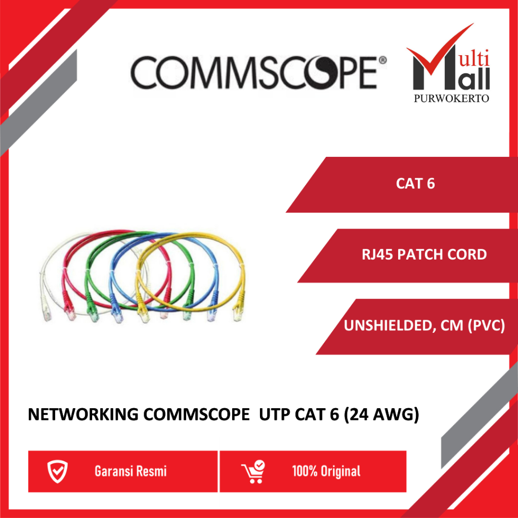 NETWORKING COMMSCOPE KABEL LAN UTP CAT 6 (24 AWG)