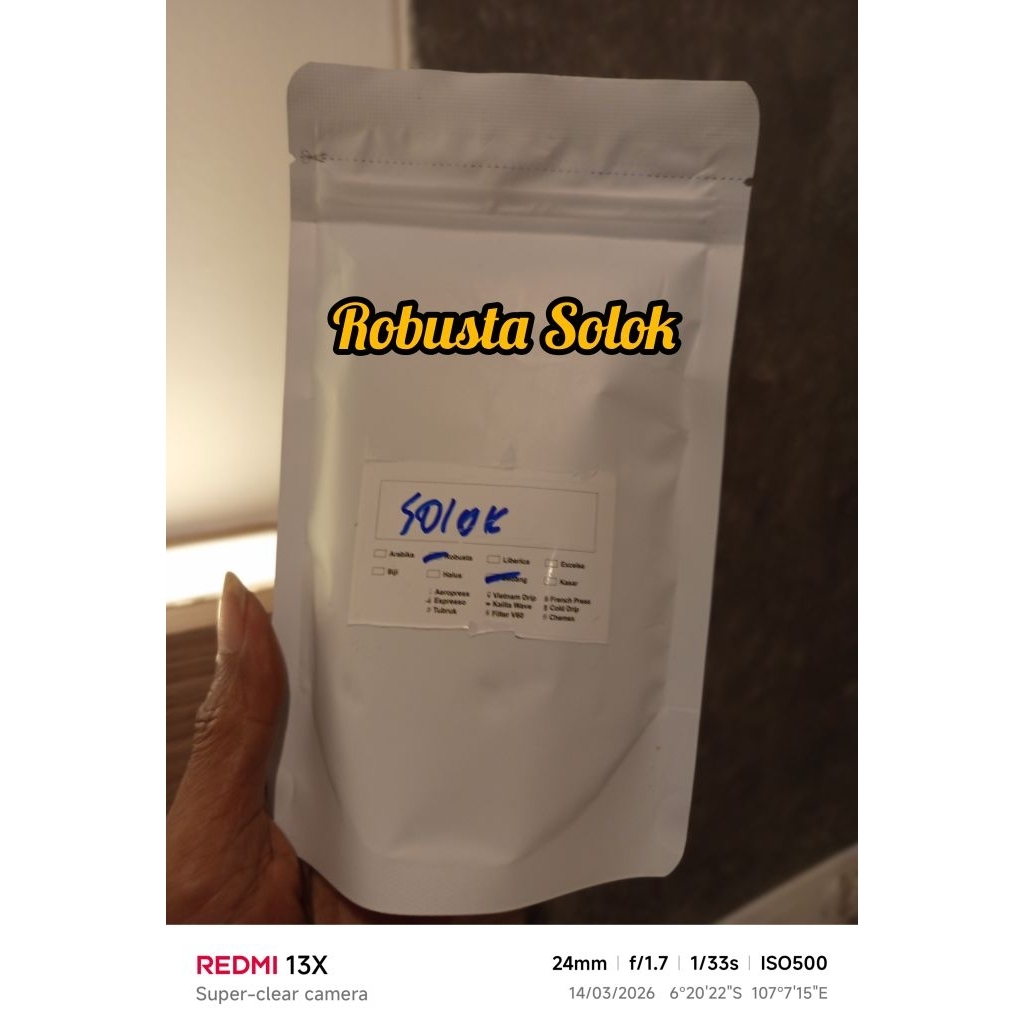 Kopi Bubuk Robusta Solok