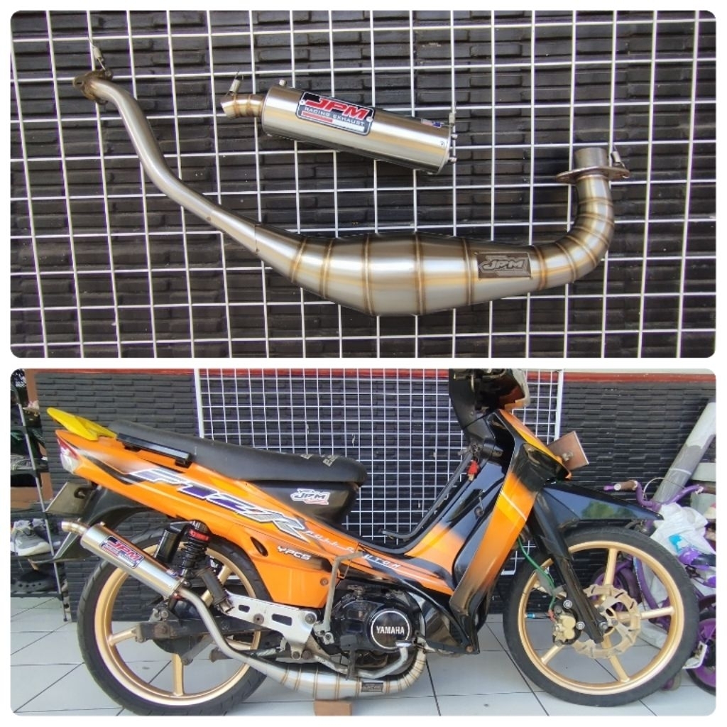 Knalpot FIZR model Ninja full staenless JPM RACING