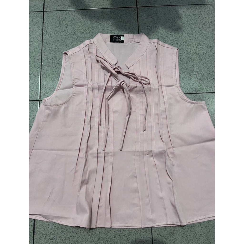 Preloved Atasan Pita Pink