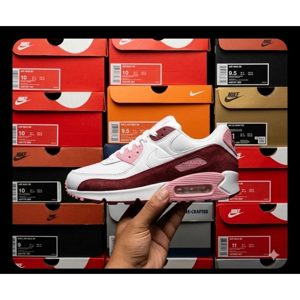 NIKE AIR MAX 90 SE WOMEN - MAROON