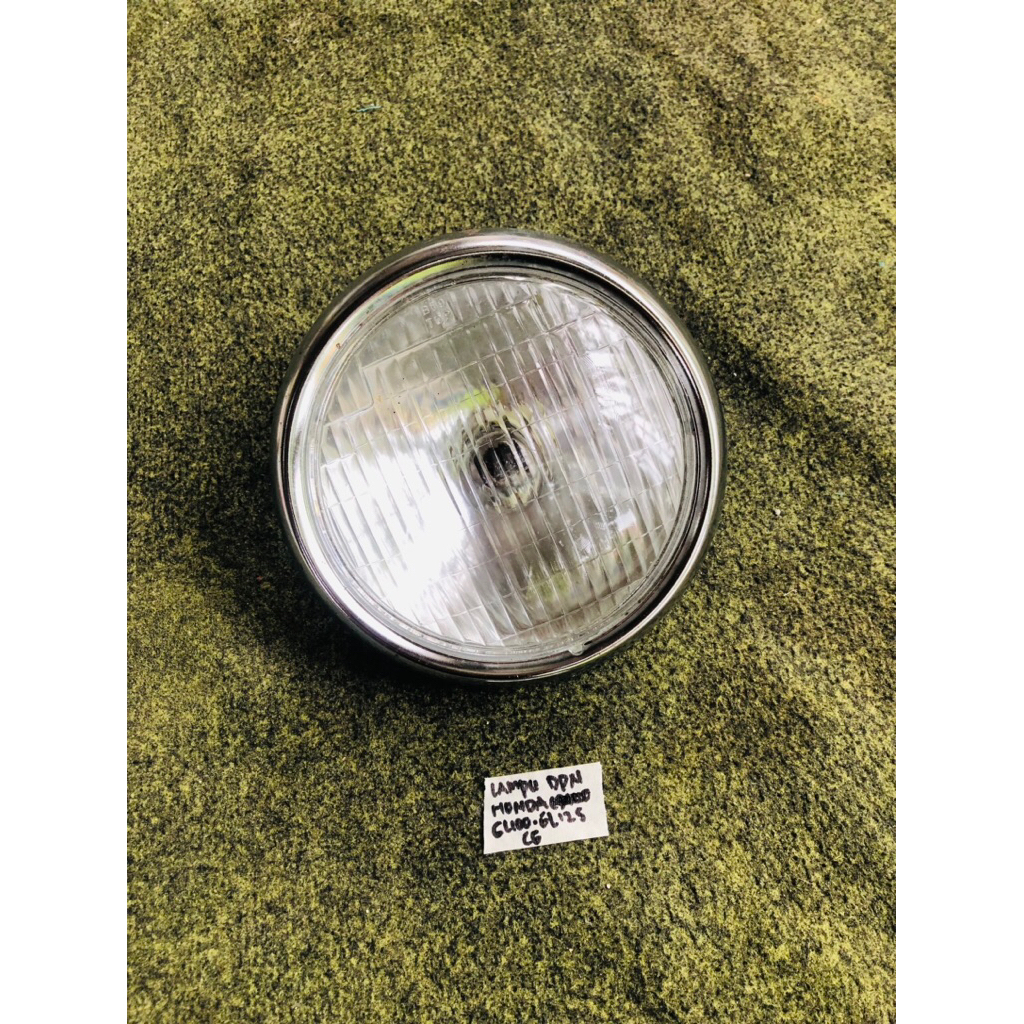 reflektor assy lampu depan honda cb100 xl100 gl100 cg bulat nos hight quality