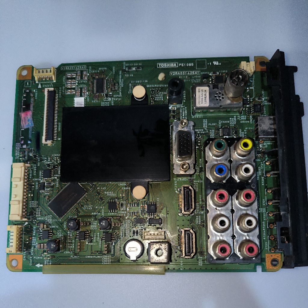 mainboard tv Toshiba 32PB200EJ original copotan layar pecah