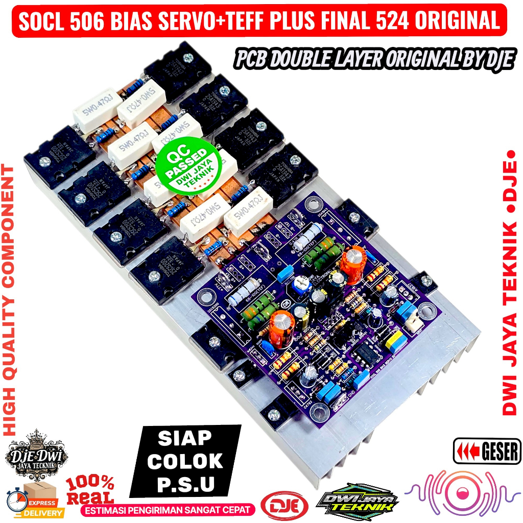 SOCL 506 DJE PRO SERIES - Bias Servo + TEF Full Set Final Original Siap Pakai