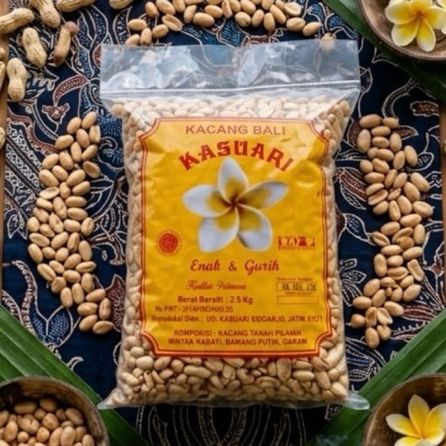 KACANG BAWANG BALI KASUARI PREMIUM KEMASAN 2,5kg