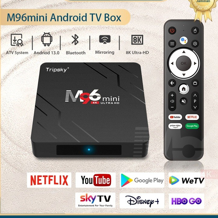 JNDTECH M96mini Android tv box 8K HD Smart Tv Box Android 13 os Ram2G Rom16G Stb Tv Box Android