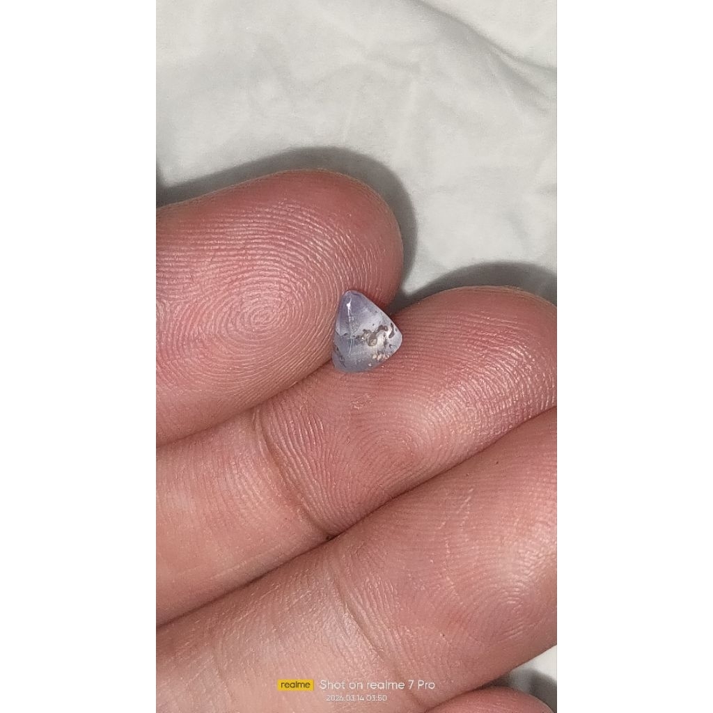 Natural batu light purple star sapphire srilangka 1.20cts